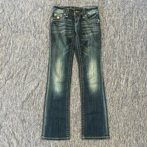RockRevival Women's Navy and Blue Jeans